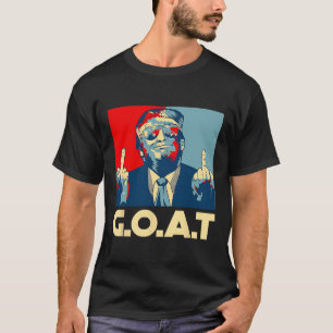 Camiseta Cabra de Trump 45º Presidente Dedo Medio Elección
