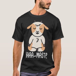 Camiseta Cabra de yoga postura de loto yogui mujeres medita