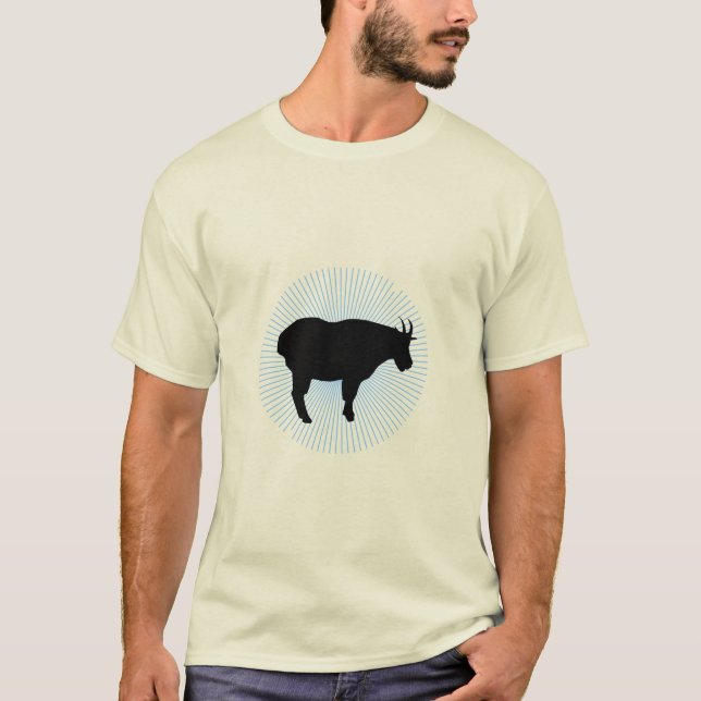 Camiseta cabra del niño (Anverso)