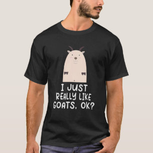 Camiseta Cabra divertida me gustan las cabras Bien Cabra L