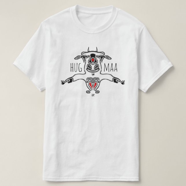 Camiseta Cabra feliz (Diseño del anverso)
