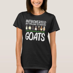 Camiseta Cabra Guay Para Hombres Granja De Cabra Doméstica