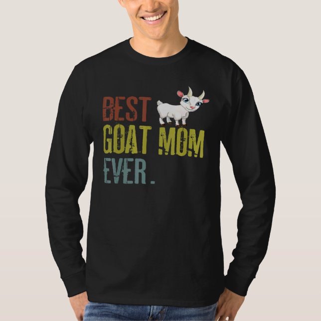 Camiseta Cabra Mamá Para Mujeres Cabra Mascota (Anverso)