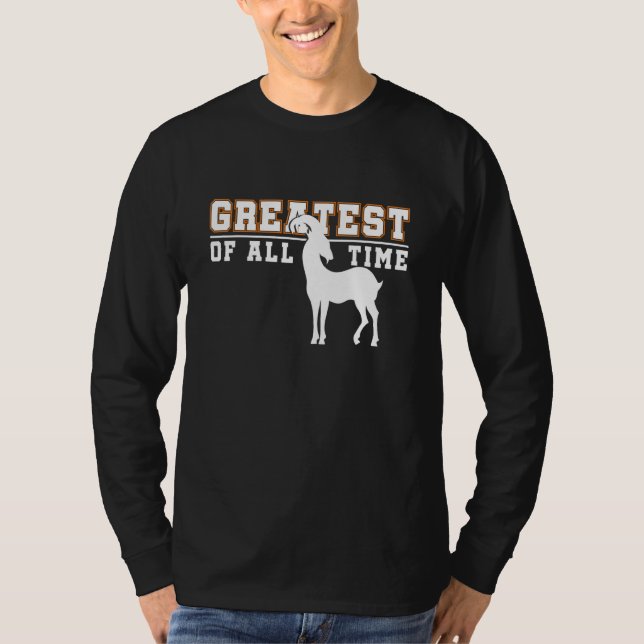 Camiseta Cabra más grande de todos los tiempos (Anverso)