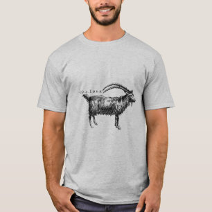 Camiseta Cabra o Ibex de Historia Natural Antigua