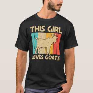 Camiseta Cabra Para Chicas Niños Granja Animal Lover Cabra 