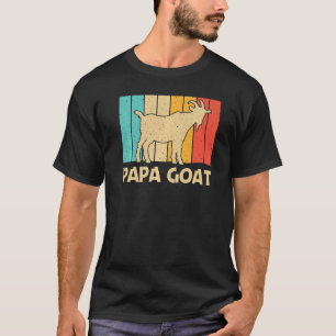 Camiseta Cabra Para Hombres Papa Granja Animal Goat Whisper