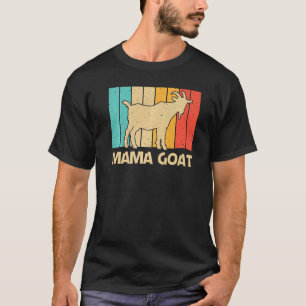 Camiseta Cabra Para Mujeres Madre Granja Animal Cabra Whisp