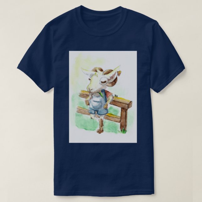 Camiseta Cabra pequeña (3) (Diseño del anverso)