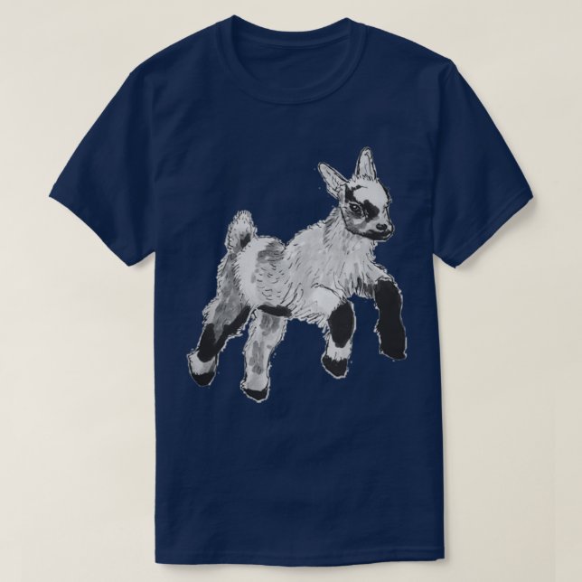 Camiseta Cabra    pigmea(2)  (Diseño del anverso)