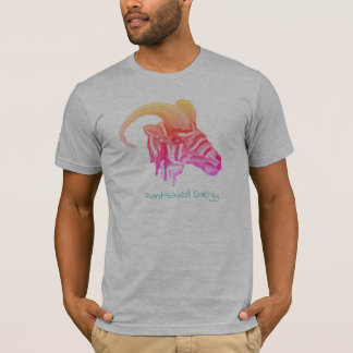 Camiseta cabra Planta-basada de la energía (los E.E.U.U.