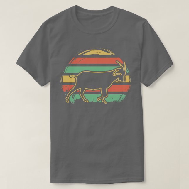 Camiseta Cabra retro 1 (Diseño del anverso)