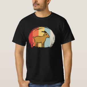 Camiseta Cabra Retro Adorable