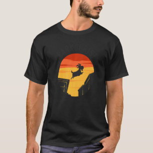 Camiseta Cabra Saltando Parkourier Traceur Grano de cabra