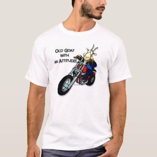 Camiseta Cabra vieja con una actitud