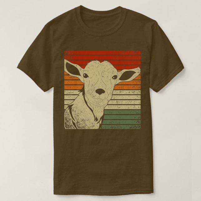 Camiseta Cabra Vintage de los agricultores (Diseño del anverso)