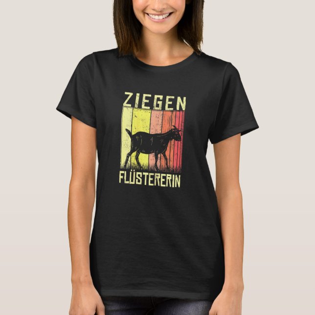 Camiseta Cabra Whisperer Para Ganaderos De Cabra (Anverso)