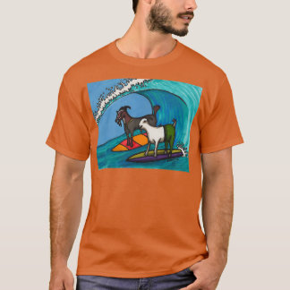 Camiseta Cabras de Surfing