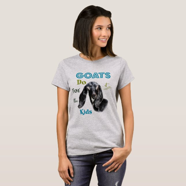 Camiseta CABRAS | Hazlo por los niños GetYerGoat™ (Anverso completo)