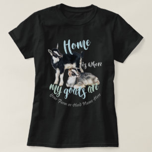 Camiseta CABRAS   La casa de enanos nigerianos es donde est