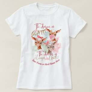 Camiseta CABRAS   La respuesta es más cabras