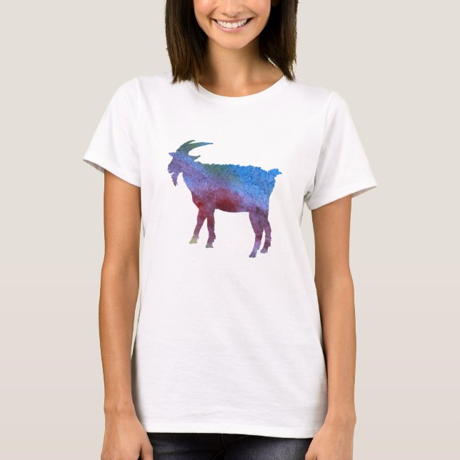 Camiseta Cabras lavadas color (Anverso)