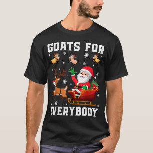 Camiseta Cabras Para Todos Santa Trineo Divertida Navidad G