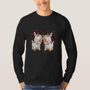 Camiseta Cabras ricas Día de San Valentín coincidentes Pare