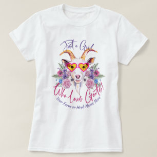 Camiseta CABRAS   Sólo un Chica que ama a las cabras