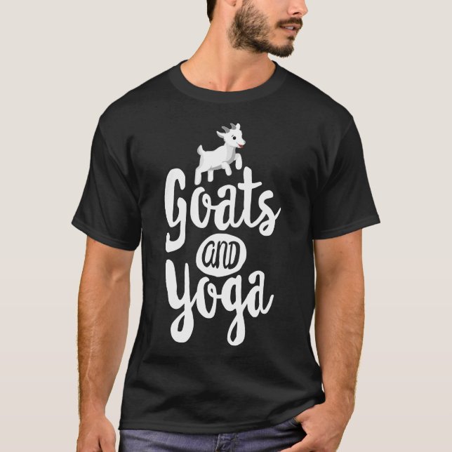 Camiseta Cabras Y Yoga Para Mujeres Clase Zen Farm (Anverso)
