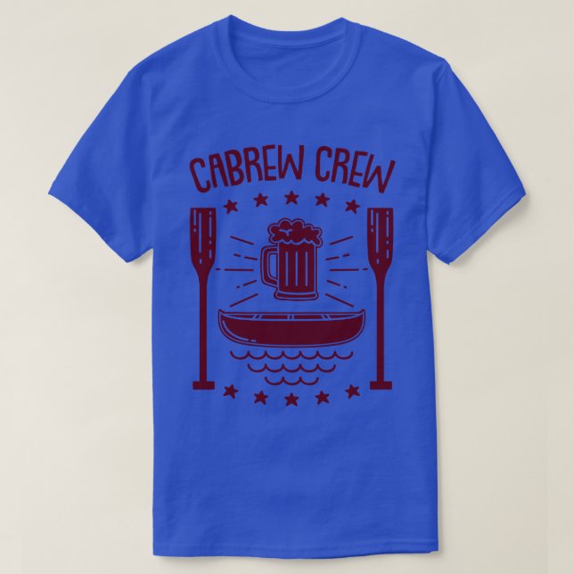 Camiseta Cabrew Crew Funny Canoeing Pun Beer regalo (Diseño del anverso)