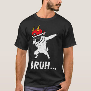 Camiseta Cabrito divertido haciendo dab Bruh Hermano Dab Me