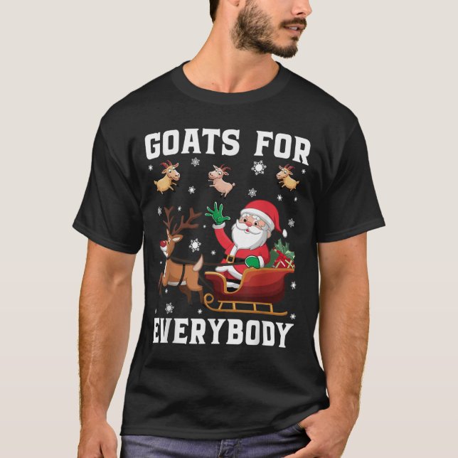 Camiseta Cabrritos de Navidad Cabrito de Navidad Divertido  (Anverso)