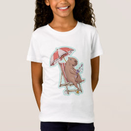 CAMISETA CABYBARA EN UNA TUMBONA