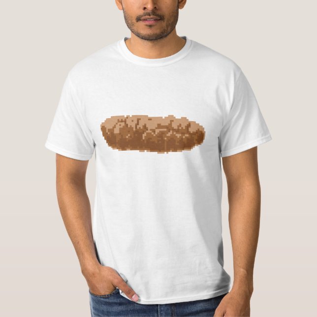 Camiseta Caca de píxeles de 8 bits (Anverso)