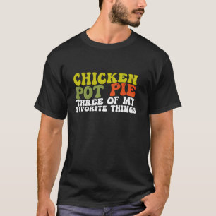 Camiseta Caca De Pollo Tres De Mis Cosas Favoritas Divertid