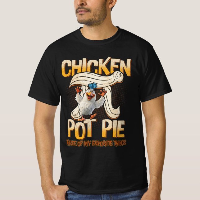Camiseta Caca De Pollo Tres De Mis Cosas Favoritas Divertid (Anverso)