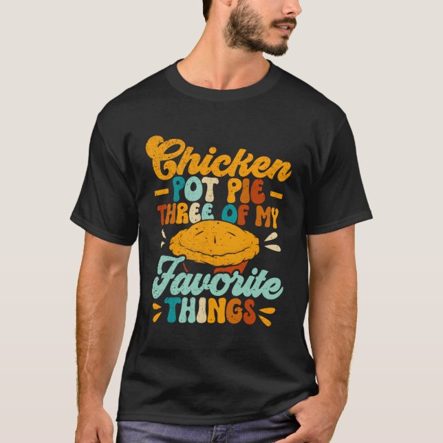 Camiseta Caca De Pollo Tres De Mis Cosas Favoritas Divertid (Anverso)