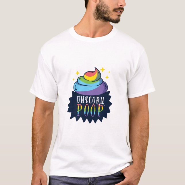 Camiseta Caca de unicornio (Anverso)