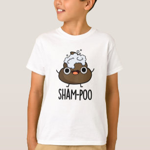 Camiseta Caca graciosa de Sham-poo con chuleta de burbujas