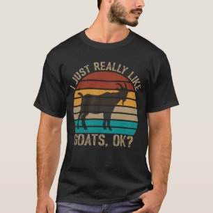 Camiseta Caca Graciosa Que Me Gusta Realmente Bien. Cabra C