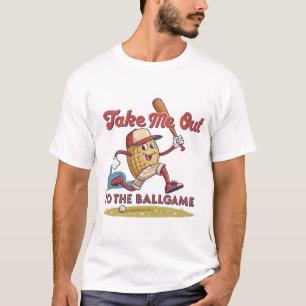Camiseta Cacahuete en el murciélago: Diversión al béisbol