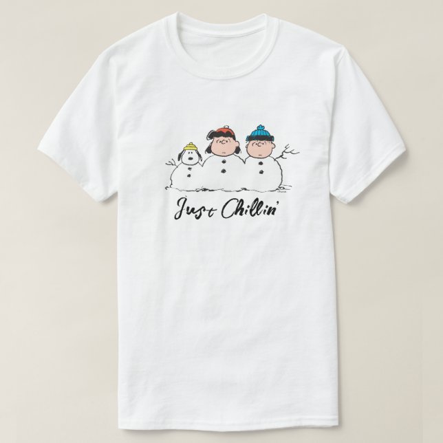 Camiseta Cacahuetes | 3 Persona Snowman (Diseño del anverso)