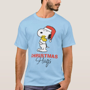 Camiseta Cacahuetes   Abrazos de vacaciones Snoopy & Woodst