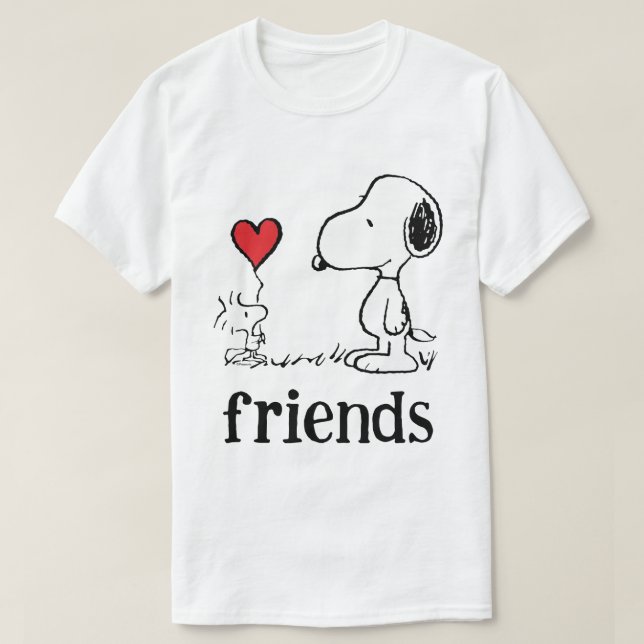 Camiseta Cacahuetes | Amigos de Snoopy y Woodstock (Diseño del anverso)
