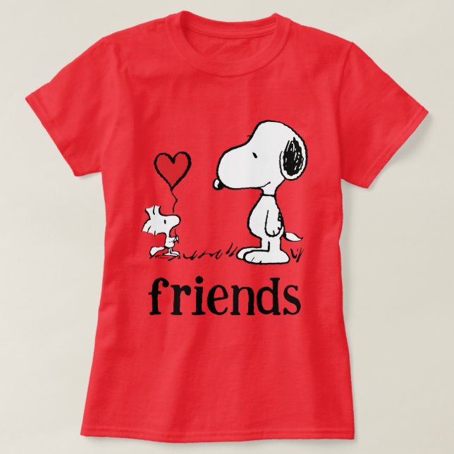 Camiseta Cacahuetes | Amigos de Snoopy y Woodstock (Diseño del anverso)