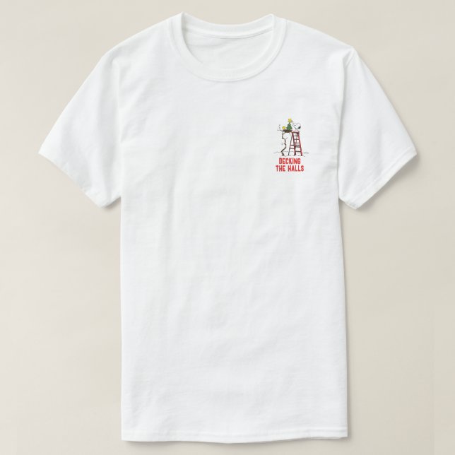 Camiseta Cacahuetes | Árbol de Navidad Snoopy & Woodstock (Diseño del anverso)