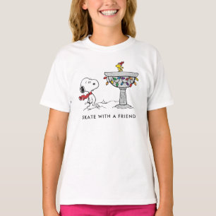 Camiseta Cacahuetes Baño de aves decorados con Snoopy & W