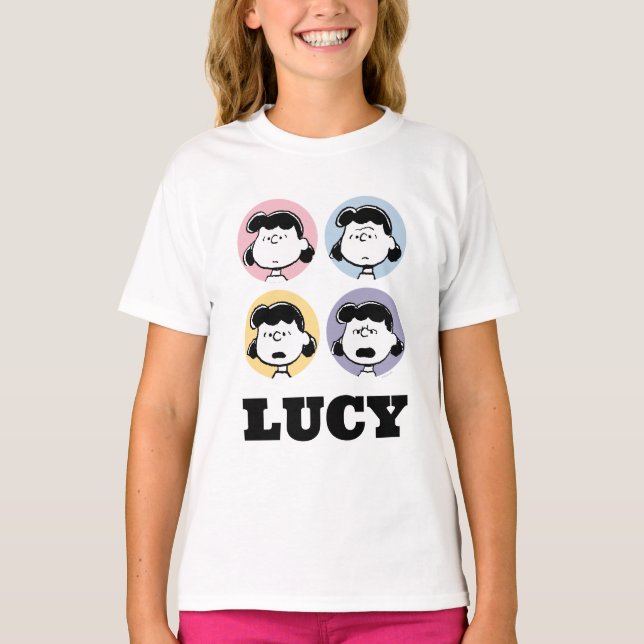Camiseta Cacahuetes | Caras de Lucy (Anverso)