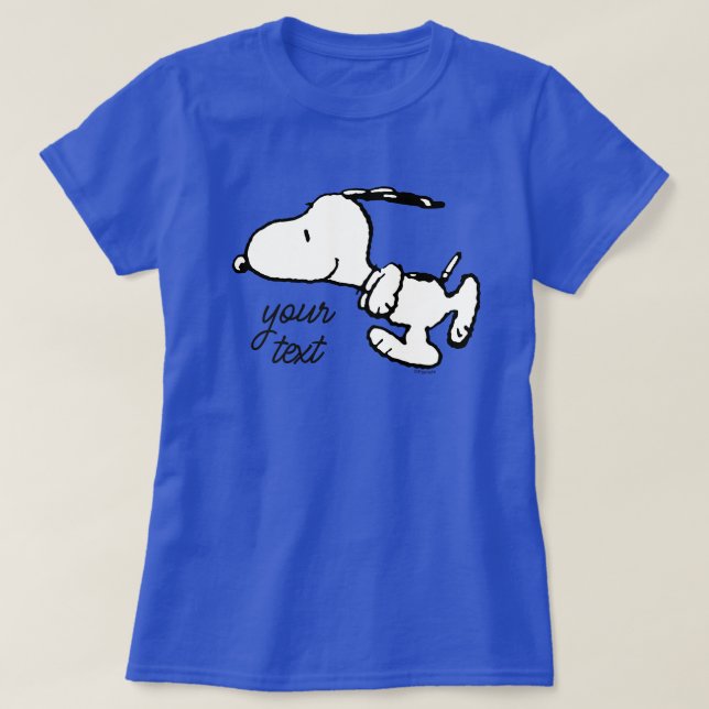 Camiseta Cacahuetes | Carrera de Snoopy (Diseño del anverso)